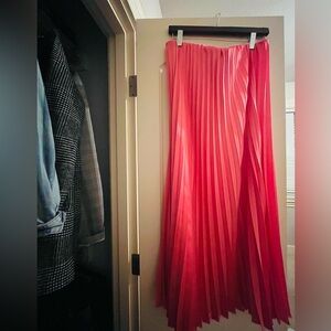 Chic Pink Maxi Skirt